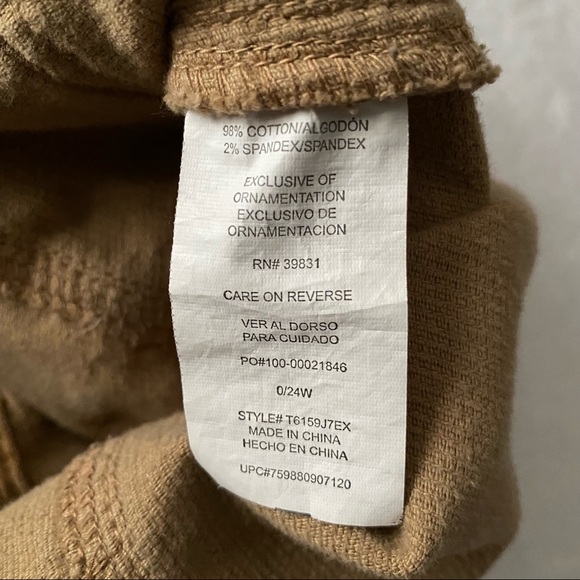 Corduroy Button Down Cargo Pocket Mini Skirt - Picture 8 of 11